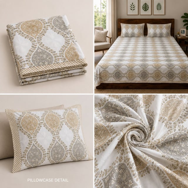 BEDSHEET  JAIPURI COTTON  PERCALE