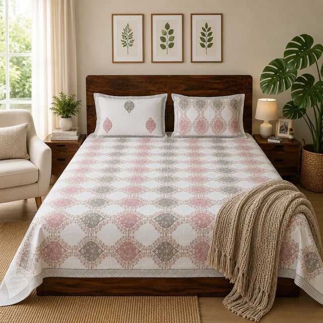 BEDSHEET  JAIPURI COTTON  PERCALE